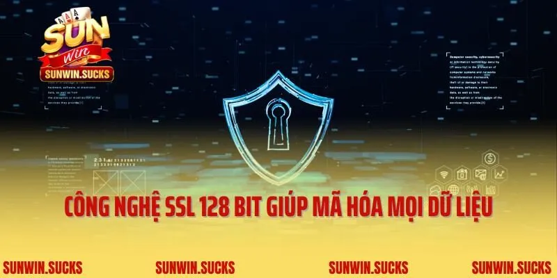 Công nghệ ssl 128 bit giúp mã hóa mọi dữ liệu
