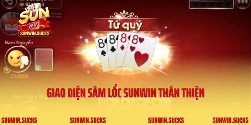 Giao diện Sâm Lốc Sunwin thân thiện